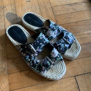 Floral sandals